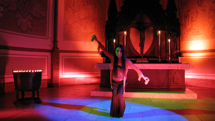 Licht Orgel Tanz Kirche Marne