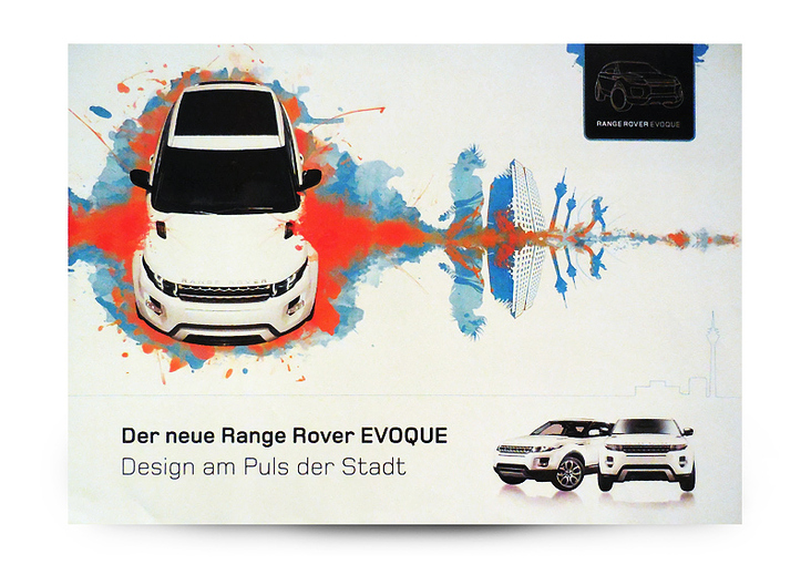 Range Rover Evoque Design Award – Weiter Einreichung