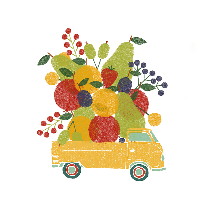 fruit car