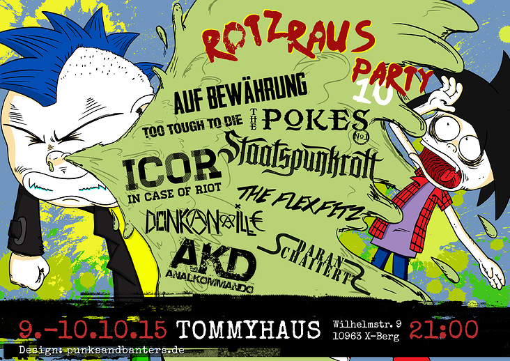 Flyer Rotz Raus Party 10