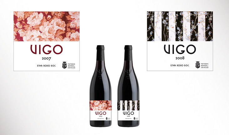 Label Design für die Jahrgänge 2007 und 2008