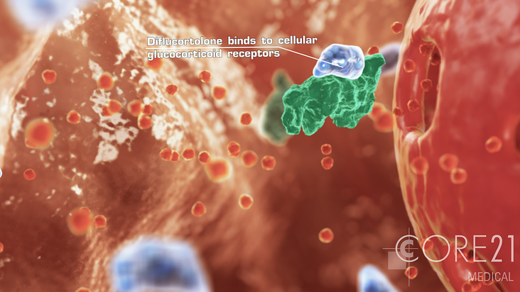 3D-Animation Pharma: anti-inflammatorischer Wirkmechanismus