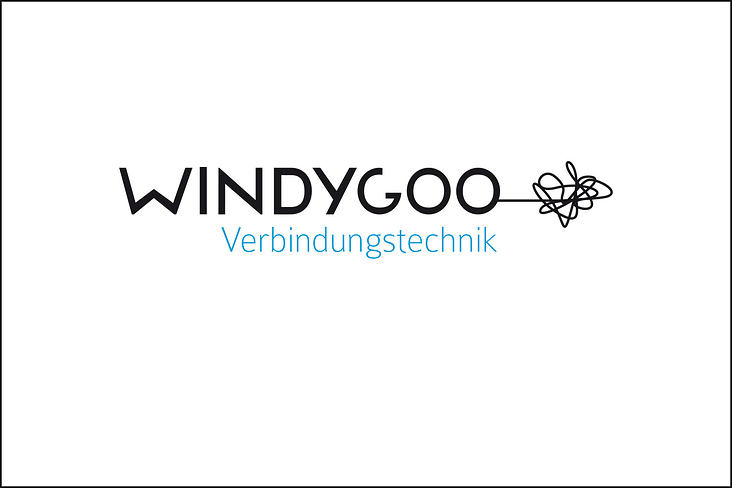 Logo Windygoo; die Schriftart selber entwickelt