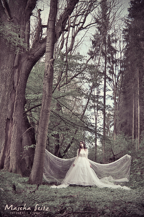 mythical creature in the woods