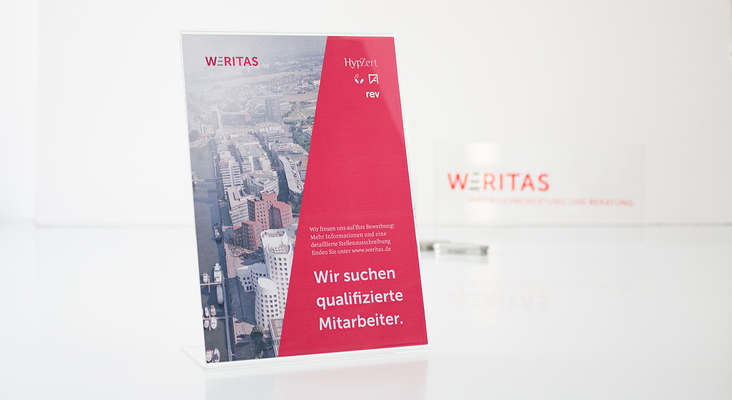 WERITAS Aufsteller 02