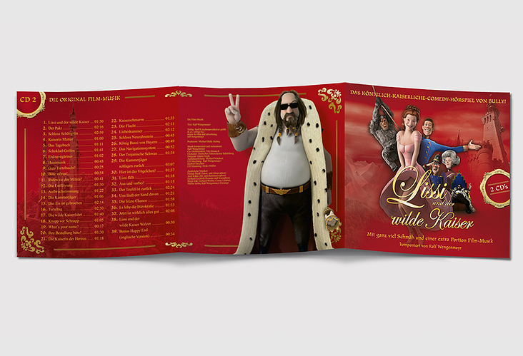 Lissi und der wilde Kaiser, CD-Cover und Inlay