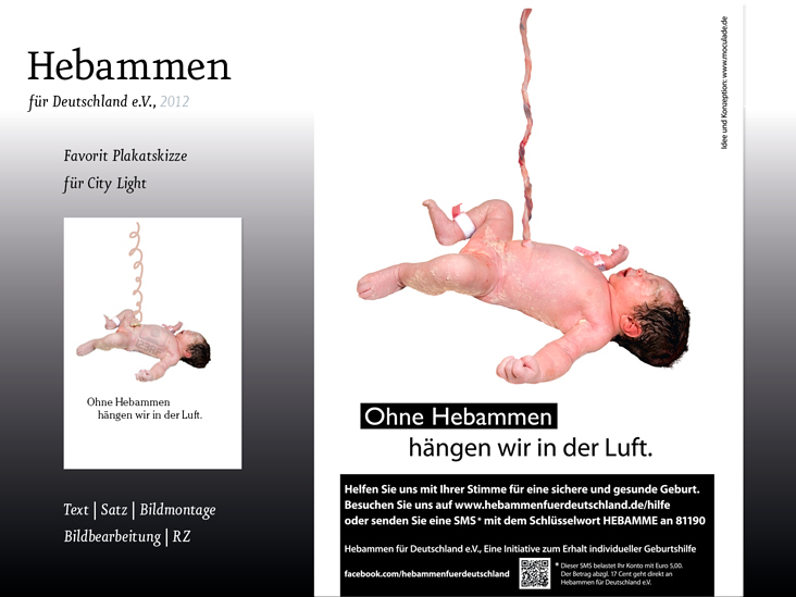 Plakat – Hebammen für Deutschland