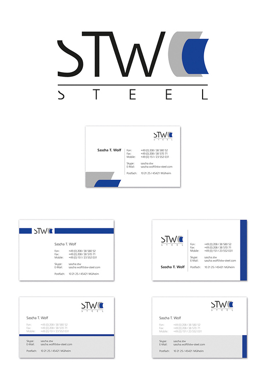 INOLA-STW Steel-LOGO & Visitenkarten