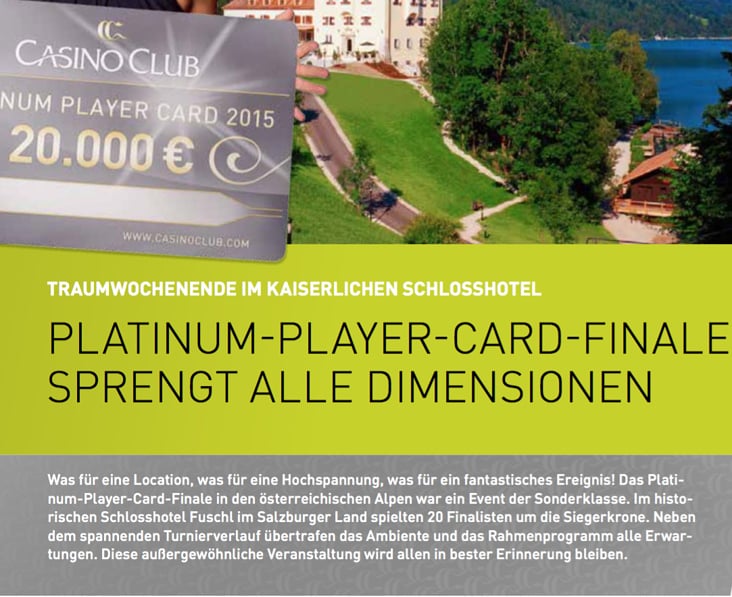 CasinoClub-Artikel für Kundenmagazin (Thema: Schlosshotel Österreich), S. 1.1
