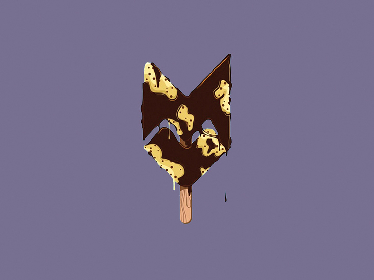 Goldfuchs ice cream logo