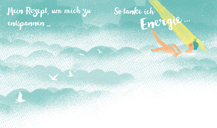 Mein Scribble und Inspirationsbuch – catch the day