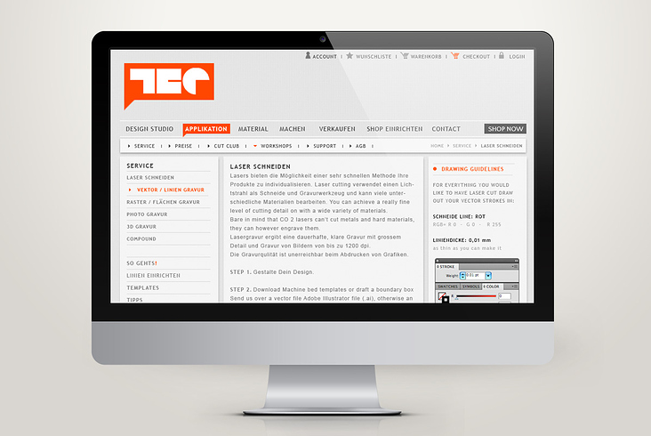 TCE – UX – Web Design