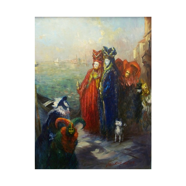 Karnoval in Venedig.70×90.2003