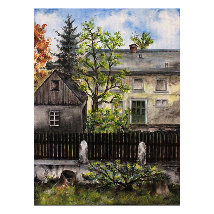 Herbstliches Dorfidyll – Bauernhaus