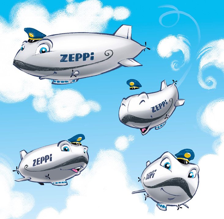Sympathiefigur Zeppelin