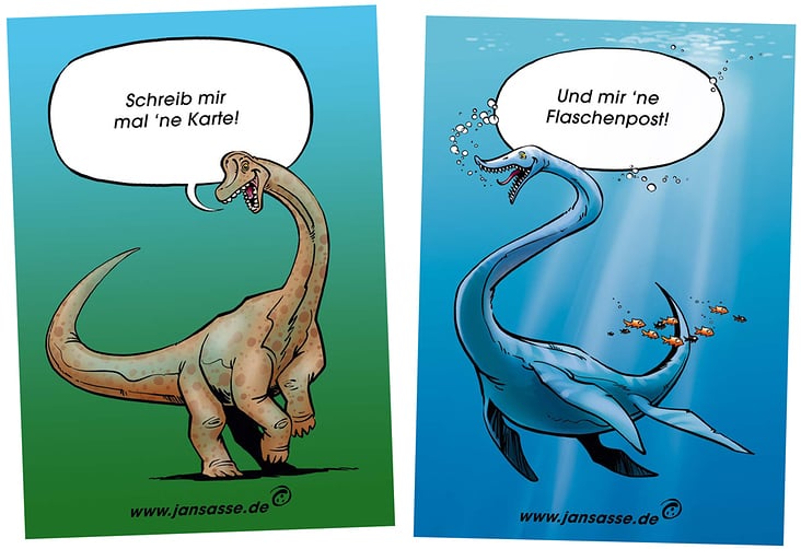 Dino Postkarten