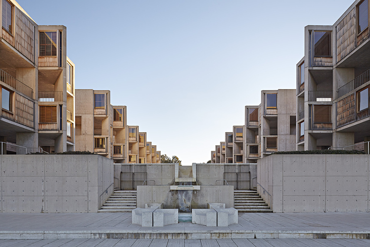 Salk Institute for Biological Studies by Louis Kahn, La Jolla, California