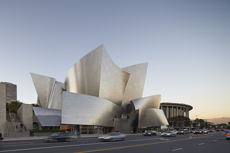 Walt Disney Concert Hall by Frank Gehry. Los Angeles, California