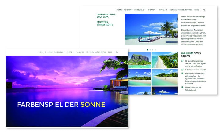 Reise-Website