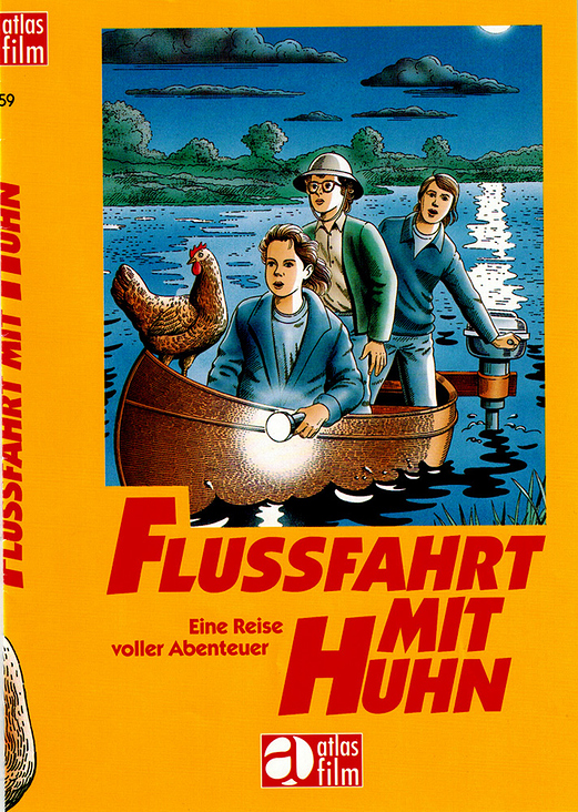 Flussfahrt mit Huhn