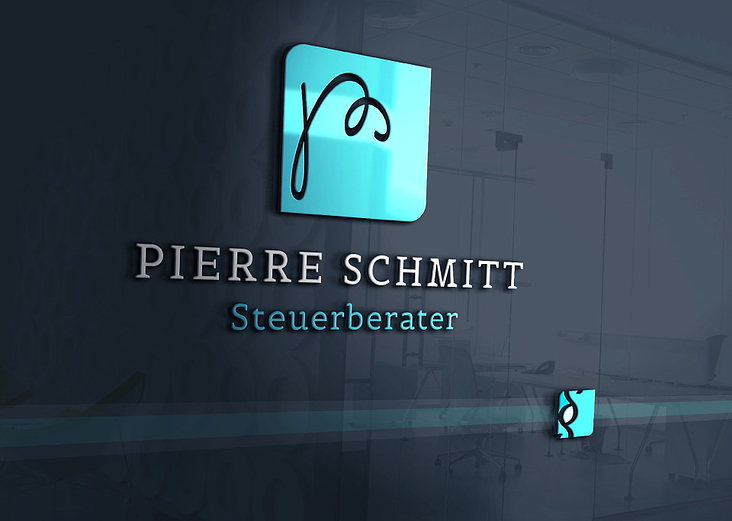 Logodesign für den Steuerberater Pierre Schmitt