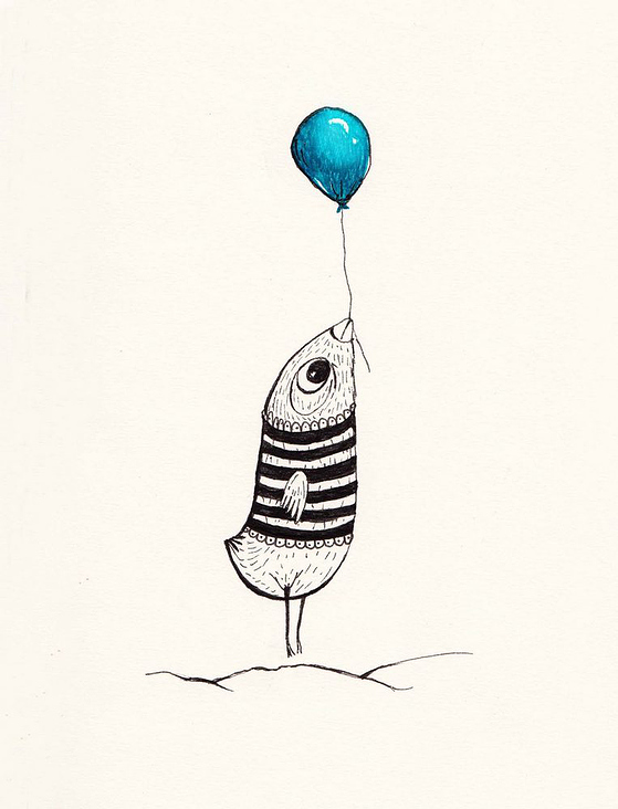 The blue baloon.2011