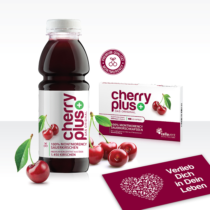 CHERRY PLUS Logo, Verpackungsdesign, Print Design