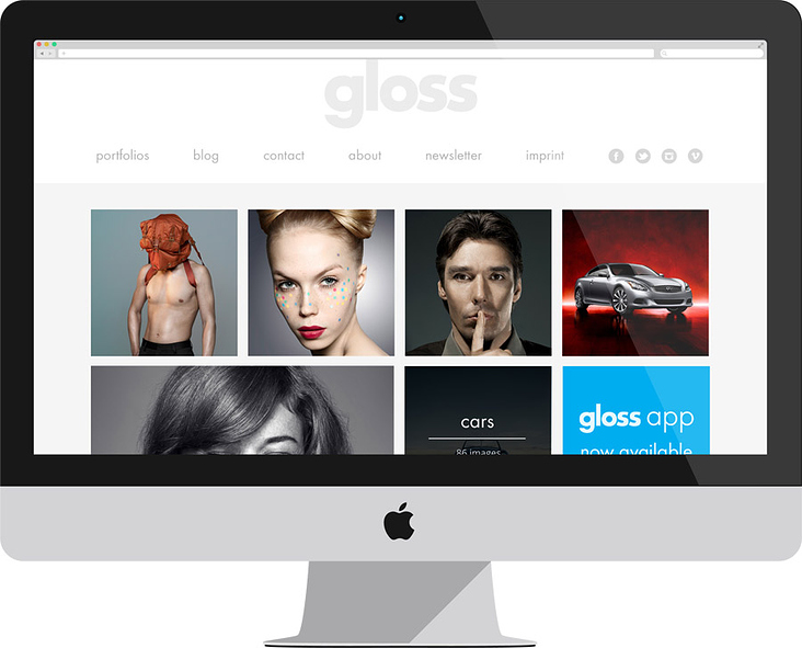 Gloss Production Responsive Website