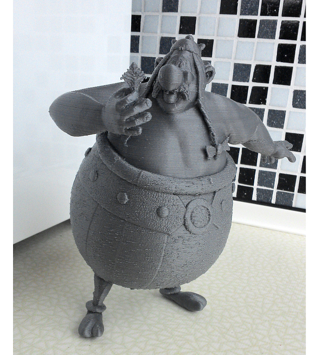 3D Modell Obelix
