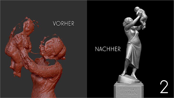 Nachbearbeitung von 3D Scans