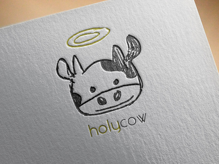 Logo Entwurf für holycow