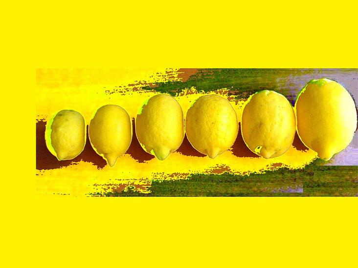 Kunstdruck „Zitronenparade“