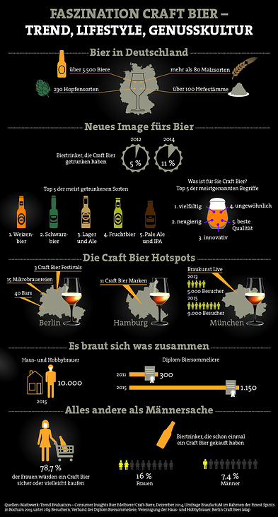 Infografik für Craft Beer