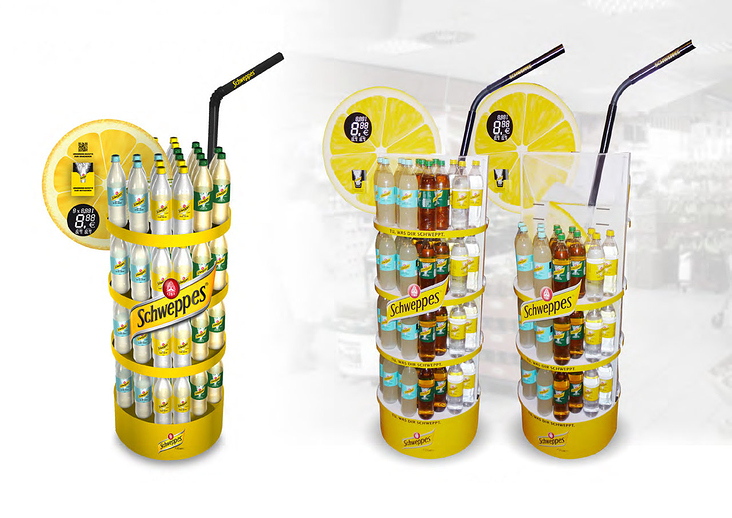 Schweppes POS Cocktail-Display