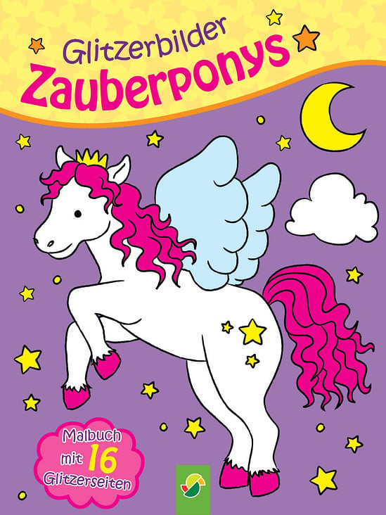 Glitzerbilder Zauberponys