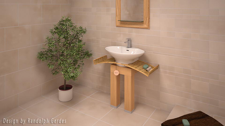 Fliesen Interior rendering