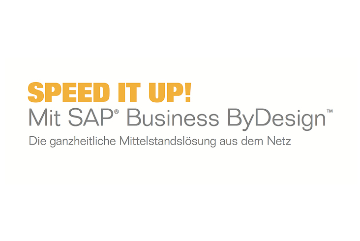 SAP BUSINESS BY DESIGN „SPEED IT UP“