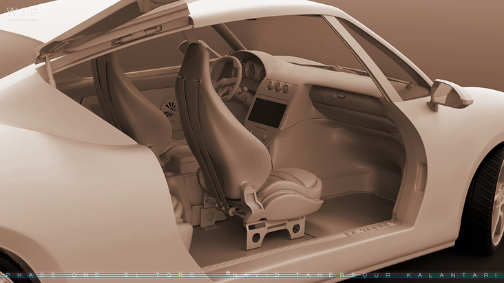 3D Modelierung von EL TORO Sport Wagen  Bild 9