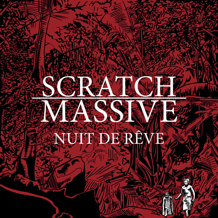 Fiktives LP Cover der Elektroband Scratch Massive