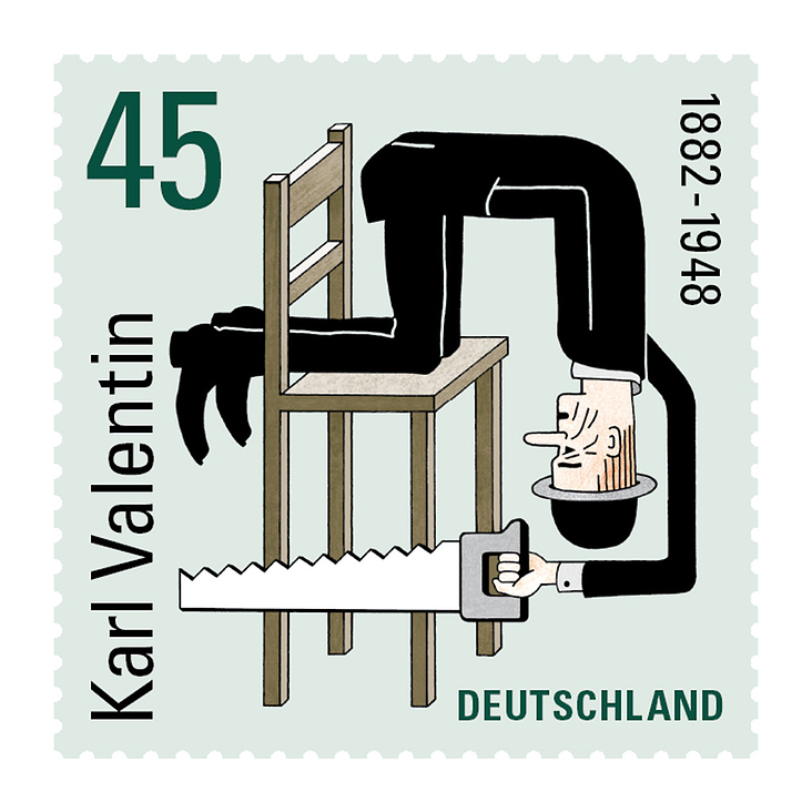 Sonderpostwertzeichen  „125. Geburtstag Karl Valentin“, 2007