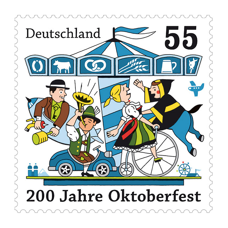 Sonderpostwertzeichen „200 Jahre Oktoberfest“, 2010