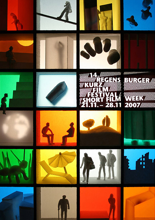 Plakatentwürfe für die Regensburger Kurzfilmwoche
