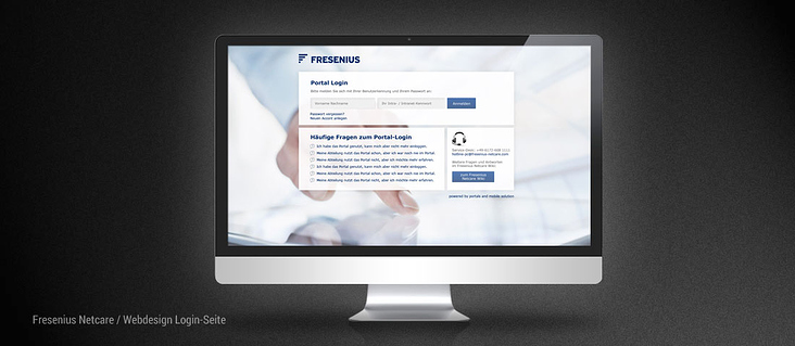 Webdesign Fresenius Netcare