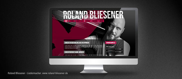 Webdesign – roland-bliesener.de