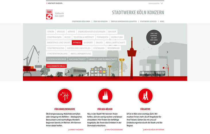 Webrelaunch der Stadtwerke Köln