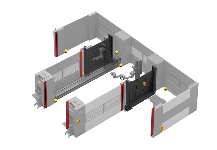 Visualisierung der ATOS ScanBox Serie 7 und 8 für GOM – Geschellschaft für Optische Messtechnik