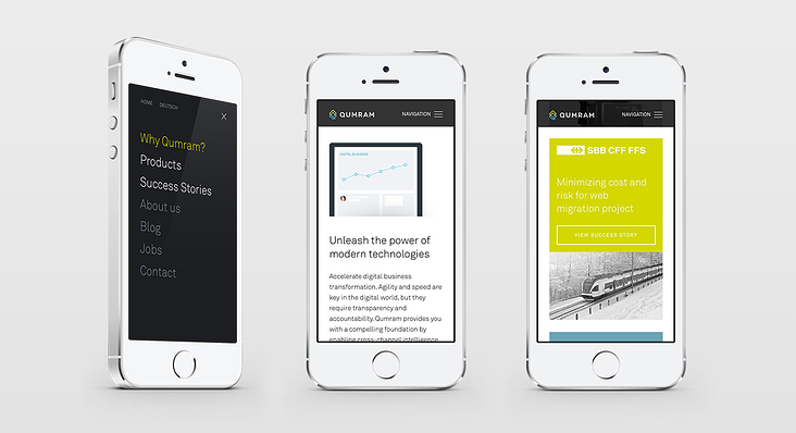 Qumram – Corporate Website / Responsive Design