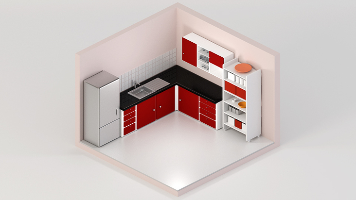 isometric kitchen