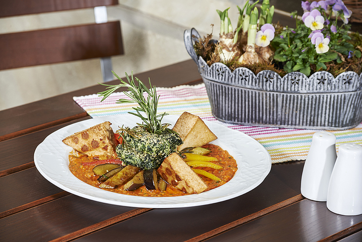 Spinat-Hirse-Pflanzerl