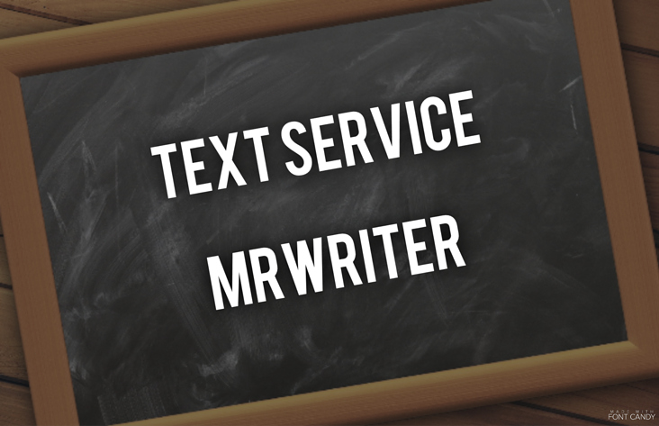 Text Service MrWriter